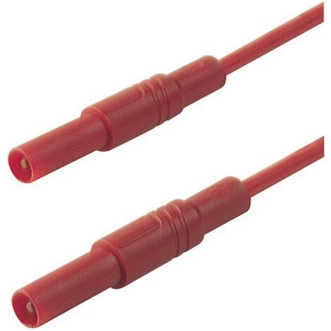 Hirschmann Test & Measurement MLS GG 25/1 rt Sicherheits-Messleitung Lamellenstecker 4 mm Lamellenst (1/3)