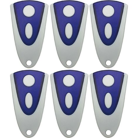 Lot de 6 Émetteur Porte de Garage 433,92MHz Compatible avec Novoferm Novotron 502 MAX43-2 Novotron 512 MIX43-2 pour Novotron 522 Novoferm MNHS433-2 (1/5)