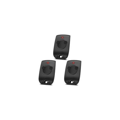 3PCS Télécommande Portail Remplacement pour SOM-1841026,Télécommande Bip Portail avec Rolling CodeTélécommande 2 Canaux 433,42MHz,Télécommande Bip Portail,Noir (Piles Supplémentaires Incluses) (1/5)