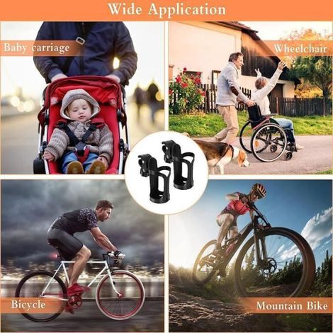 Porte-bidons de Vélo 20 Pc Porte-Bouteille de Vélo Réglable Porte Gobelet de Vélo Rotation 360 Degrés Universel Support de (1/4)