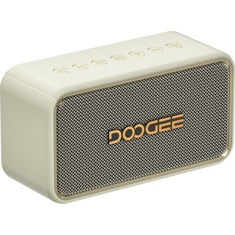 130W Enceinte Bluetooth Puissante, Haut-parleurs sans Fil Portable avec Caisson de Basse, Autonomie 28H, IP67 Etanche, EQ, TWS, USB-C, AUX, Enceinte Puissante pour Camping, Extérieur, Fête, Blanc (1/5)