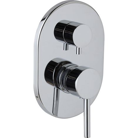 Miscelatore doccia cromato con deviatore (1/4)