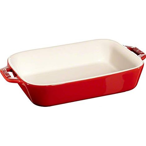 Pirofila Gratin Rettangolare 26 x 17 cm Rossa in Ceramica (1/3)
