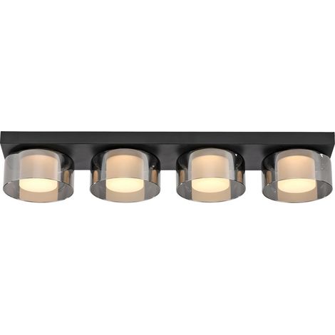 Plafonnier noir Rika 4 lumières noir - 6164-18 (1/5)