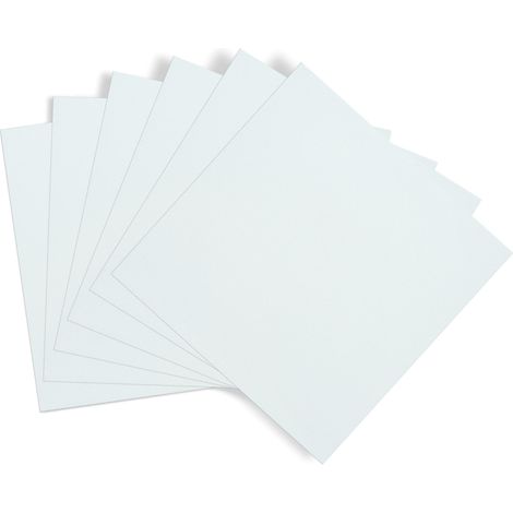 dalles murales adhésives Blanc lot de 6 (15 x 15 cm) (1/4)