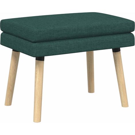 Double-Layered Bench Dark Green 60 x 40 x 46 cm Fabric vidaXL (1/5)