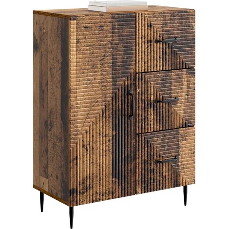 Sideboard/Anrichte/Buffet Altholz 66 x 34,5 x 89,5 cm Holzwerkstoff LXWW932581 (1/5)