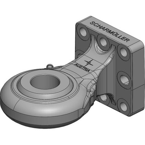 Ojo de remolque con brida 110x100mm Cat.4 di谩metro51mm SCHARM脺LLER 006521711A02