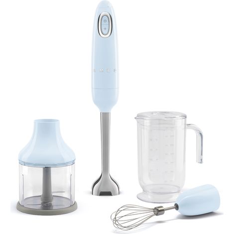 Smeg HBF03PBEU Mixeur plongeant bleu azur 700 W