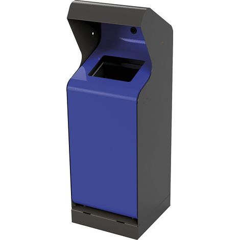 FRANKEL kaiserkraft, Poubelle d'extérieur, capacité 50 l, fer