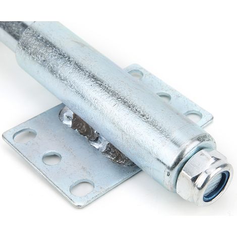 Roulettes à ressort de porte de 4 pouces, roues en PVC noir, roulettes résistantes à l'usure et absorbant les chocs pour surfaces inégales. (1/5)