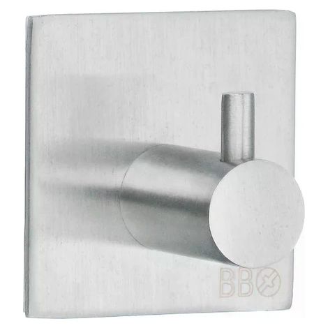 Smedbo Design Haken in Edelstahl gebürstet, Selbstklebend B1105 (1/2)