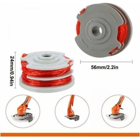 Bobine de rechange de fil de coupe-bordures en nylon Flymo FLY021 513937190, 4 pièces (longueur du fil 11 m, diamètre ⌀1,5 mm) (1/4)