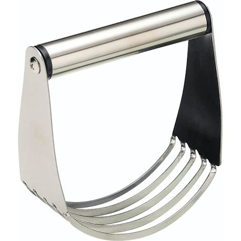 Gancio impastatore in acciaio inox, colore argento, 1 pezzo (1/5)