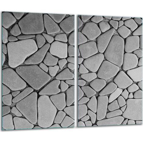 Tabla de cortar de vidrio 2x 30x52 piedras (1/5)