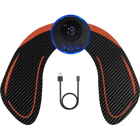 Stimulateur musculaire EMS rechargeable USB, massage électrique pour soulager la douleur, masseur corporel complet numérique des méridiens, fitness-AquaForge (1/5)