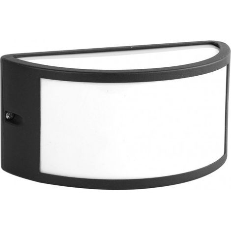 FAB 148761009  Aplique Exterior Aluminio Ara 1xe27 Negro Ip44 13x25x12 Cm