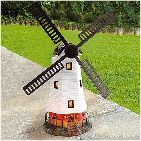 Stück Garten-Windmühle, wasserdicht, solarbetrieben, automatisch