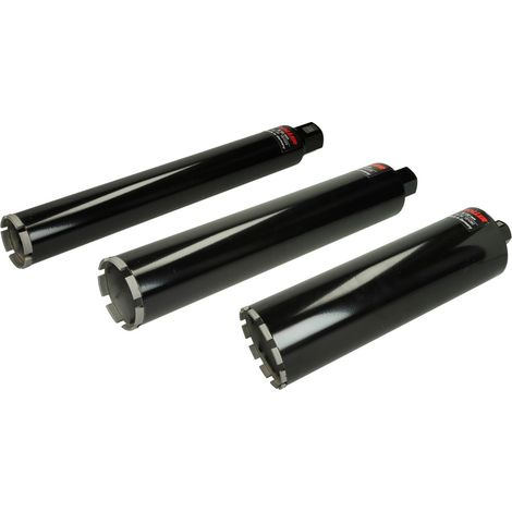 Couronnes diamantée universelles set Diam 62-82-132 x 420 mm