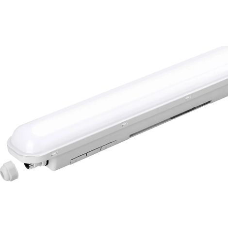 [GEBRAUCHT] B-Ware Heitronic Feuchtraumleuchte Wannenleuchte Led Neutralweiß Snake 40 W 150 Cm Ip65