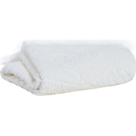 Drap de Douche Craie, Serviette de Bain Absorbante 100% Coton avec Finition Frangée - PANGIVO (1/5)