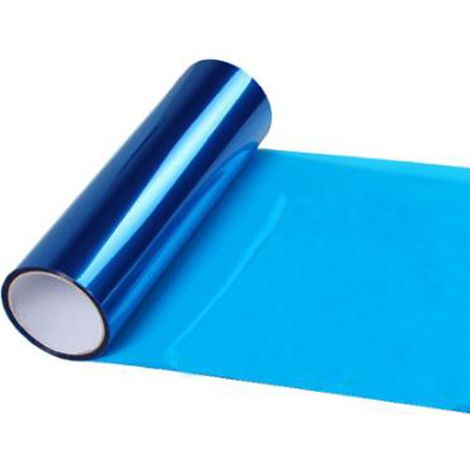 (blue) Self-adhesive vinyl film - 30CMx120CM cm - for car fog lights and tail lights (1/3)
