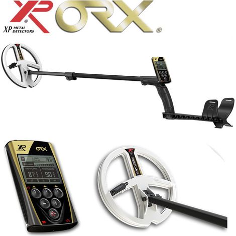 Détecteur de métaux XP ORX 22 – Alimentation batterie Lithium – 21 fréquences de 13 à 59 kHz – Pour terrains difficiles