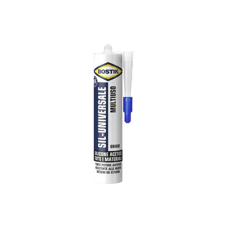 BOSTIK SIL-UNIVERSALE 280 ML GRIGIO CARTUCCIA Q.TA 12