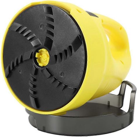 Grattoir électrique portable à neige et à glace, rechargeable par USB, jaune (1/3)