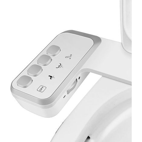Accessoires de bidet de toilette, buses doubles autonettoyantes non électriques, adaptées au lavage féminin et des fesses, avec pression d'eau réglable (1/5)