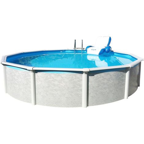 Steinbach Stahlwand Swimming Pool Set "Grande rund", Ø 366 x 135 cm, ohne Zubehörset (1/5)