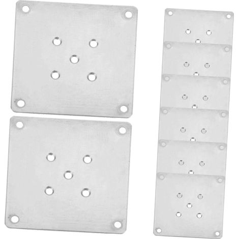 SEWACC Lot de 8 plaques de fixation pour pieds de meubles, compatibles (1/5)