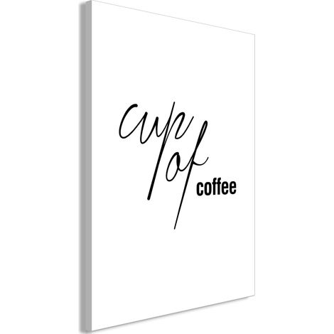 Quadro - Cup of Coffee (1 Part) Vertical - 40x60 (1/4)