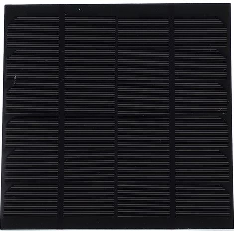 Panneau solaire portable 3W 6V en silicium monocristallin, module de charge PET 145x145mm (1/5)