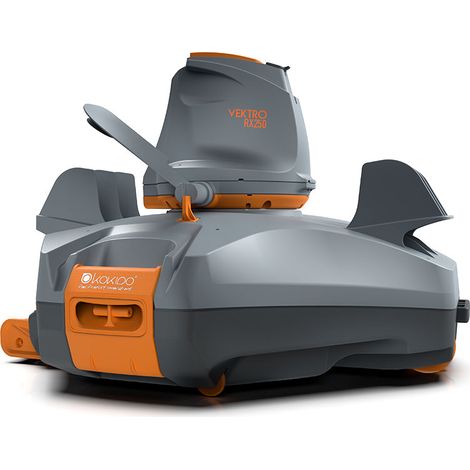 Kokido – Robot piscine Vektro RX250 – Autonome sans fil – Batterie lithium-ion 4000mAh – Autonomie 90 min – Compatible tous revêtements – Surface jusqu'à 45m²