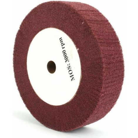 Non Woven Flap Wheel Nylon Fiber Flap Polishing Disc Non Woven Abrasive Polishing 320 Grit (1/5)