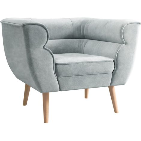 Sillón Glenview 102, Paros 05, 75x82x74cm, Tapiz, Patas: Madera, 0