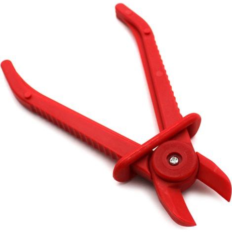 Kit d'outils pour colliers de serrage de tuyau en nylon 155 mm : pince pour colliers de serrage de conduites de frein, de carburant et d'eau, outils mains libres pour la réparation automobile, pinces