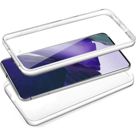 Coque silicone 3D 360° transparente – protection avant et arrière pour smartphone (mod. 8434847057422)