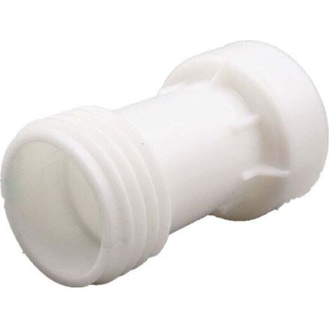 Zubehör für IBC-Tanks, IBC-Adapter S60 x 6, Verlängerungsstück, Zubehör für IBC-Container, gerades Grobgewinde S60 x 6 auf Grobgewinde S60 x 6, mit PVC-Dichtung.