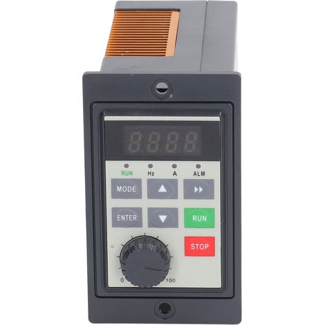 Variateur de fréquence, convertisseur monophasé/triphasé 220 V CA pour la commande de vitesse d'un moteur de 0,75 kW (1/5)
