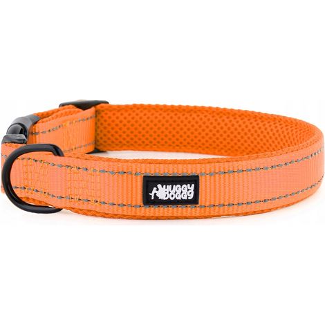 Collar para cachorro HUGGY DOGGY con hebilla reflectante AJUSTABLE, LIGERO, XS (1/5)