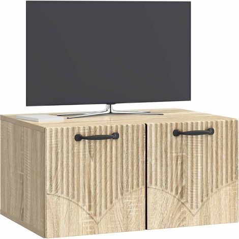 Maison Exclusive - Wandmontierter TV-Schrank Sonoma-Eiche 59,5 x