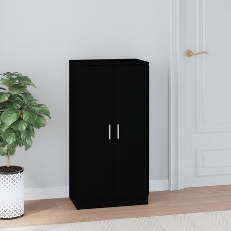 Armoire à chaussures Noir 55x35x108 cm Bois d'ingénierie vidaXL