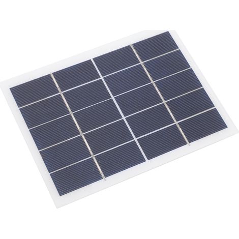 Panneau solaire 3W Interface Type C Panneau solaire en silicium polycristallin pour éclairage de cour Caméra de sécurité (1/5)