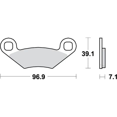 Pastiglie freno TRW MCB619