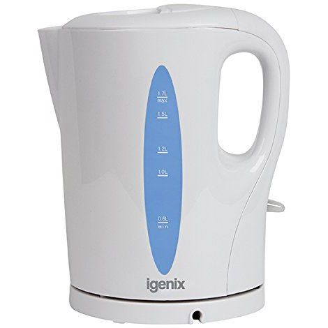 Igenix 1.7 Litre Cordless Jug Kettle, 2200W, White - IG7270 (1/6)