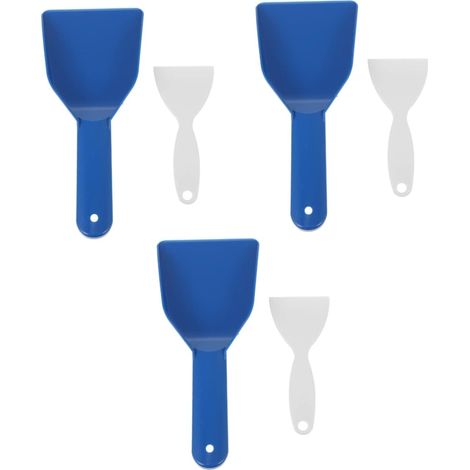 6 Pièces Souffleuse à Neige Pelle à Glace Dégivreur De Réfrigérateur Déglaçant pour Réfrigérateur Dégivrage Grattoir à Glace Spatule à Décongeler Outils Spatule à Pizza PP Ménage (1/5)