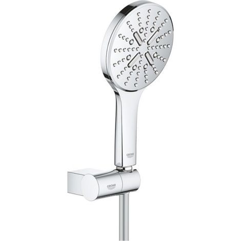 GROHE Rainshower SmartActive 130 Rociador de ducha de 3 chorros con soporte