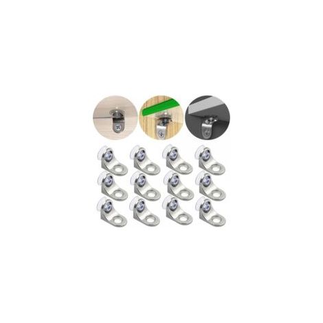 Taquets Taquet éTagèRes Avec Couvercle AntidéRapant Supports, 12 pièces